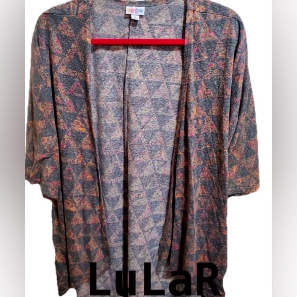 🌻LULAROE Lindsay Women's Kimono Style Cover Up Size Small BOHO pattern